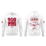 Razorbacks Coach John Calipari 900 Wins 2026 Hoodie