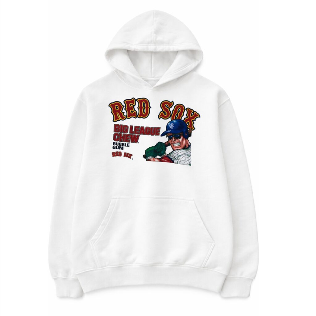 Red Sox Big League Chew Bubble Gum Res Sox Hoodie 6 1 Red Sox Big League Chew Bubble Gum Res Sox Hoodie