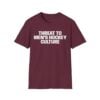 1 Threat to Men's Hockey Culture Shirt
