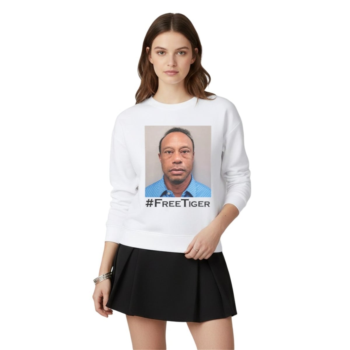 Tiger Woods Free Tiger Mug Shot Shirt 4 1 Tiger Woods Free Tiger Mug Shot Sweatshirt