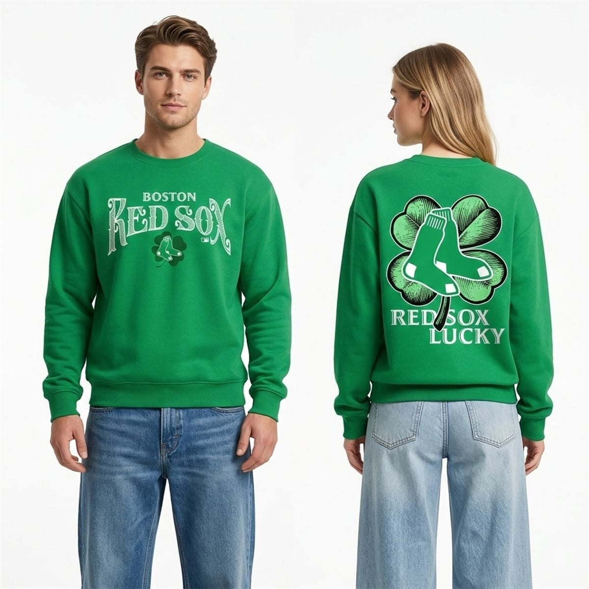 2026 Boston Red Sox Lucky St Patrick Day Shirt 4 10 2026 Boston Red Sox Lucky St Patrick Day Sweatshirt