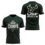 South Florida Bulls American Conference Men's Basketball Tournament 2026 Champions Shirt