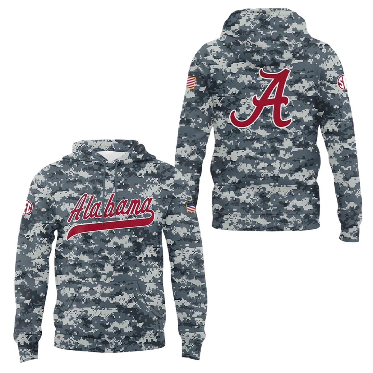 2026 Alabama Crimson Tide x Military Appreciation Shirt 2 2 2026 Alabama Crimson Tide x Military Appreciation Hoodie