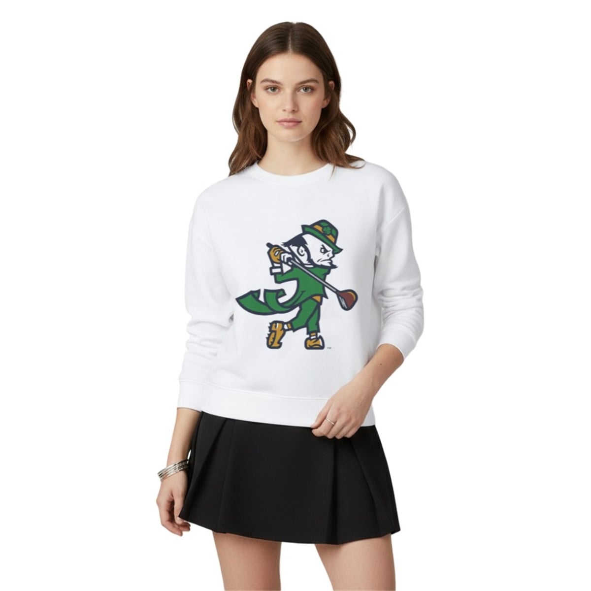 2026 Notre Dame Golf Leprechaun Shirt 4 2 2026 Notre Dame Golf Leprechaun Sweatshirt