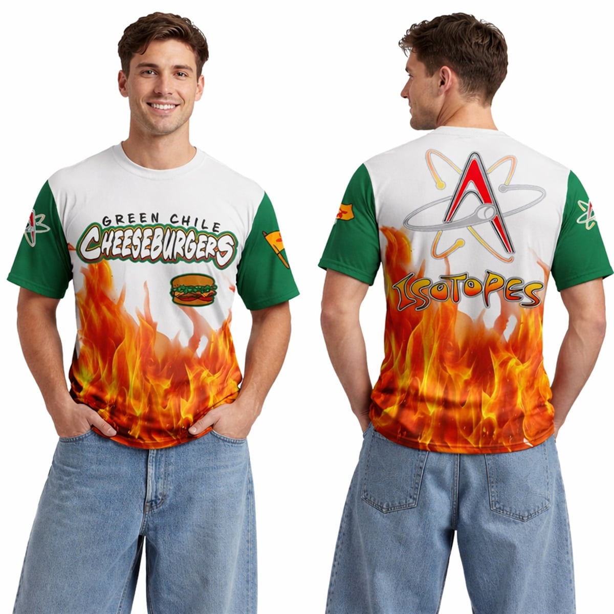 2 Albuquerque Isotopes 2026 Green Chile Cheeseburgers Shirt 2 Albuquerque Isotopes 2026 Green Chile Cheeseburgers Shirt