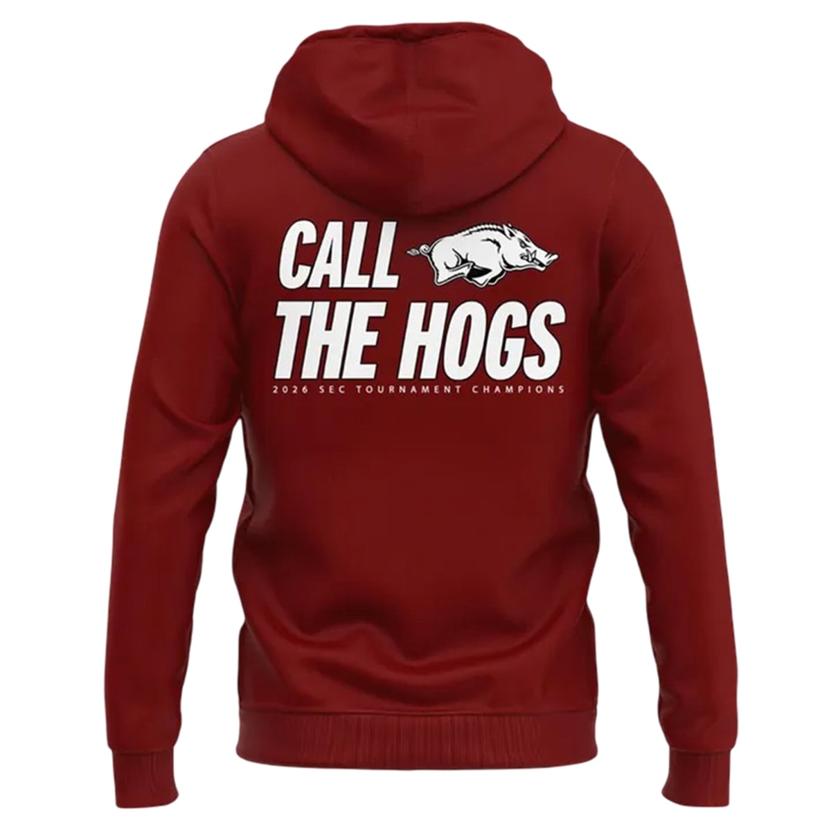 2026 Arkansas Razorbacks Men's Basketball Tournament Champs Call The Hogs Hoodie 3 2026 Arkansas Razorbacks Mens Basketball Tournament Champs Call The Hogs Hoodie 2
