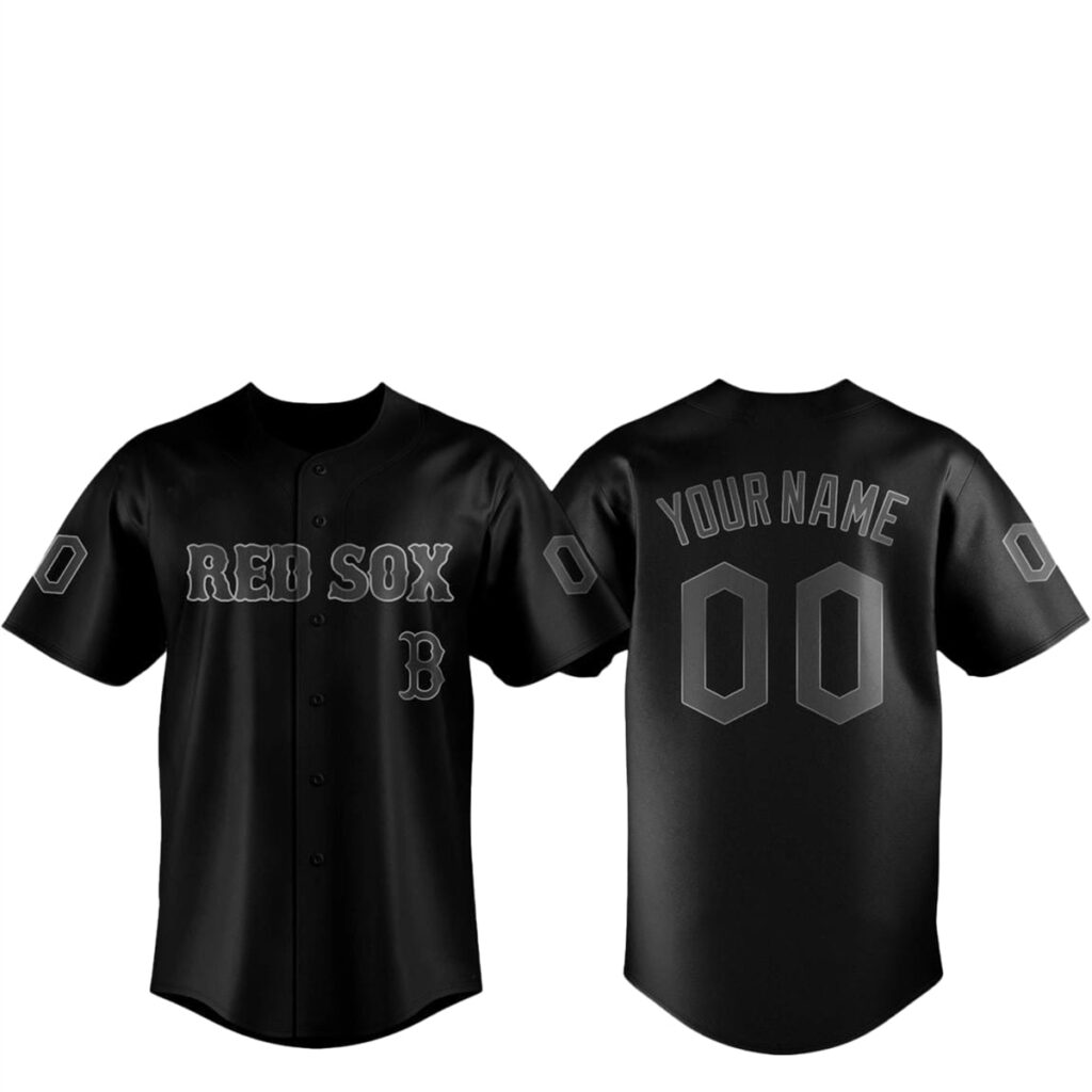 2026 Boston Red Sox Blackout Night Jersey 2 2026 Boston Red Sox Blackout Night Jersey 1