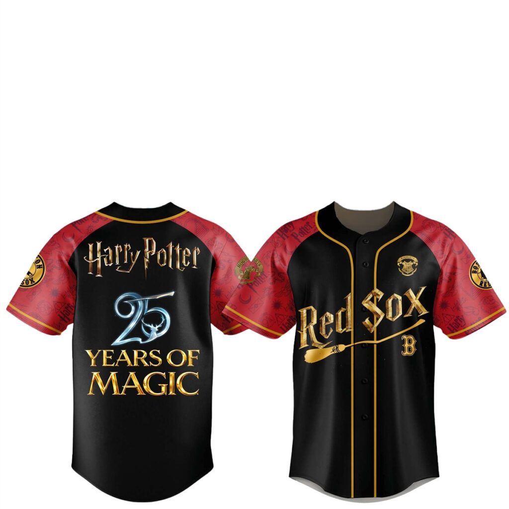 2026 Boston Red Sox Harry Potter 25 Years of Magic Game Night Jersey 1