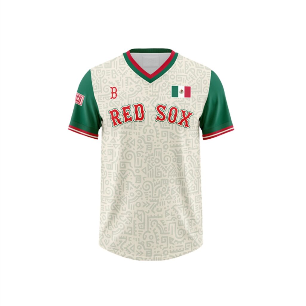 2026 Boston Red Sox Mexican Celebration Jersey Giveaway 1