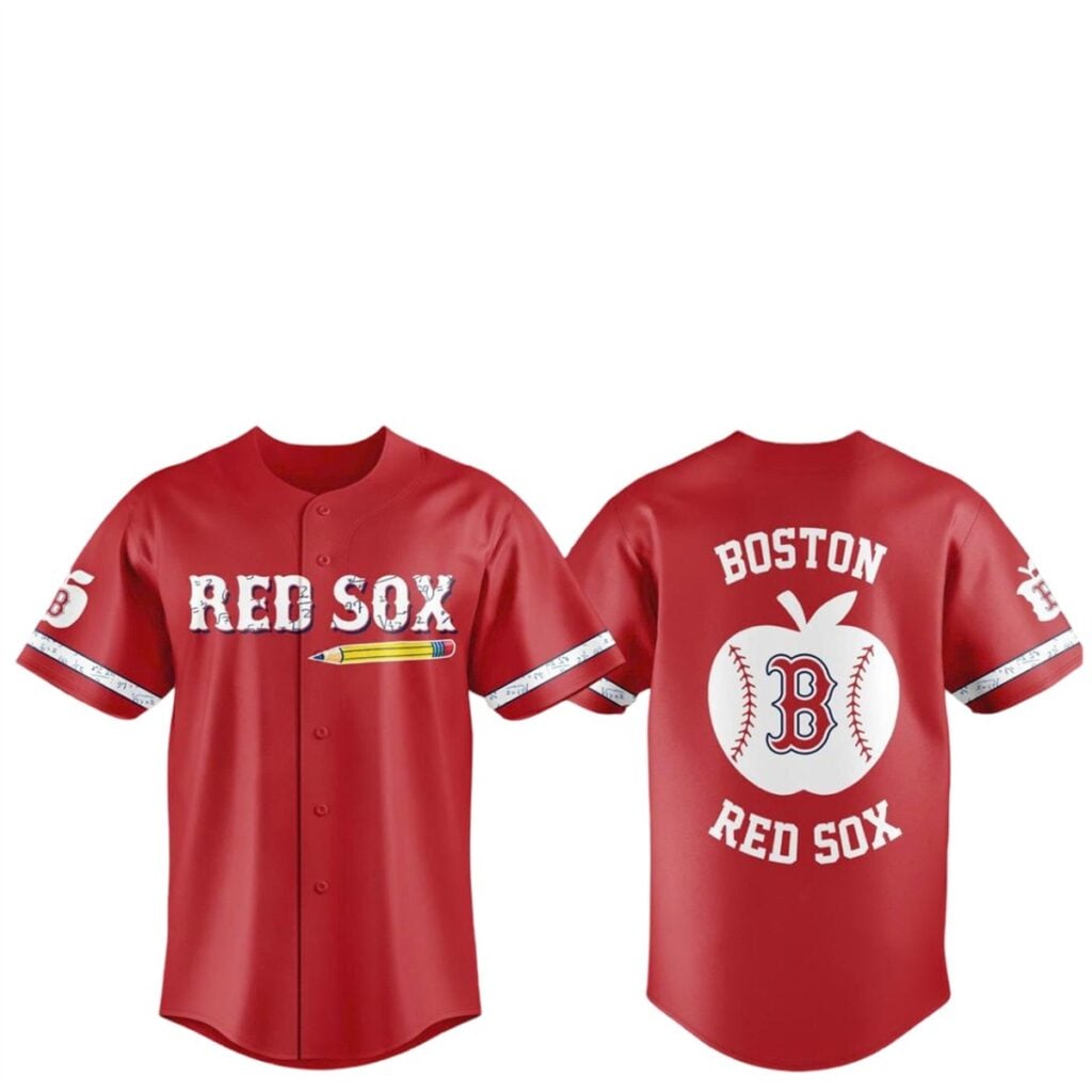 2026 Boston Red Sox Teacher Appreciation Night Jersey 5 2026 Boston Red Sox Teacher Appreciation Night Jersey 1