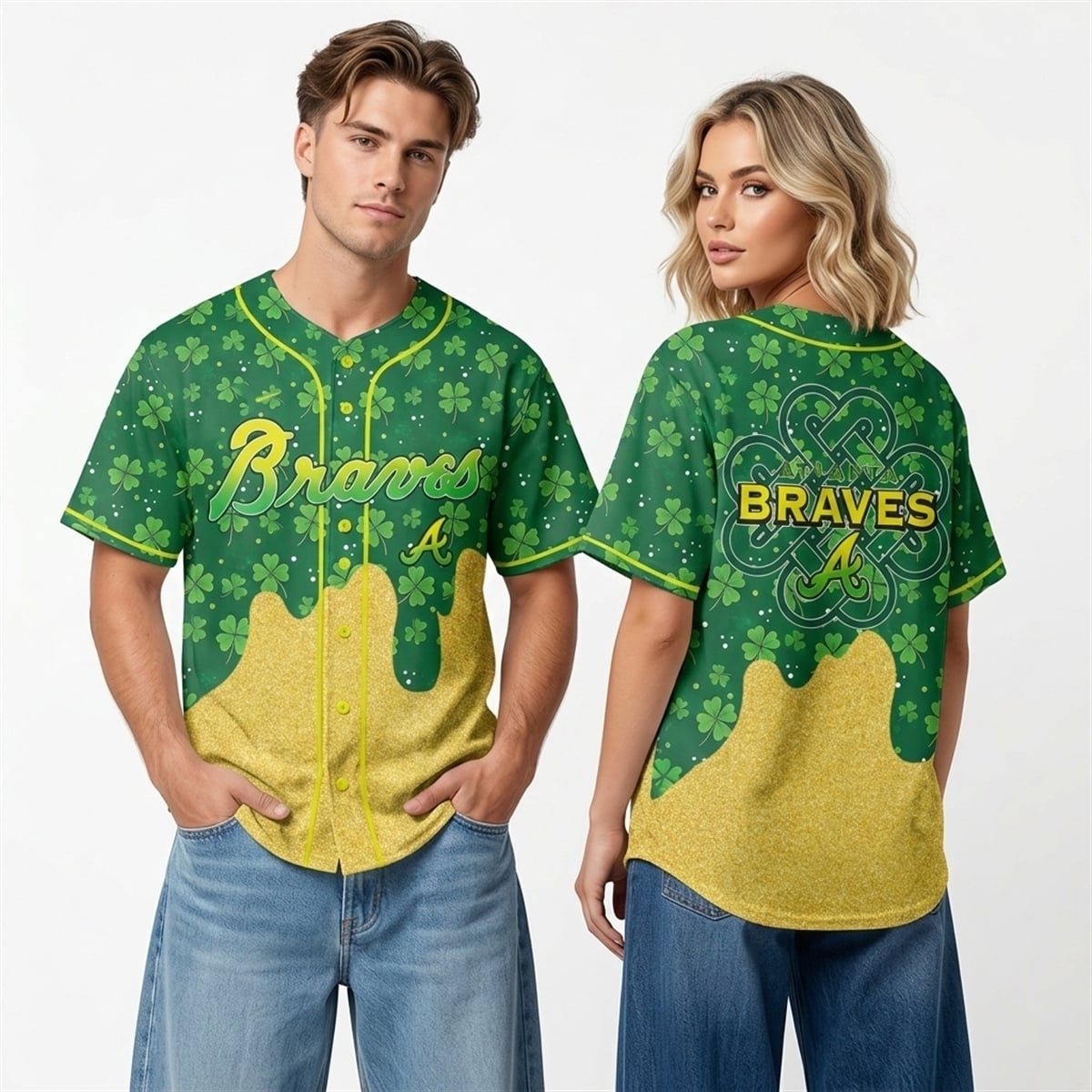 2026 Braves Happy St Patrick's Day Jersey 2026 Braves Happy St Patrick's Day Jersey