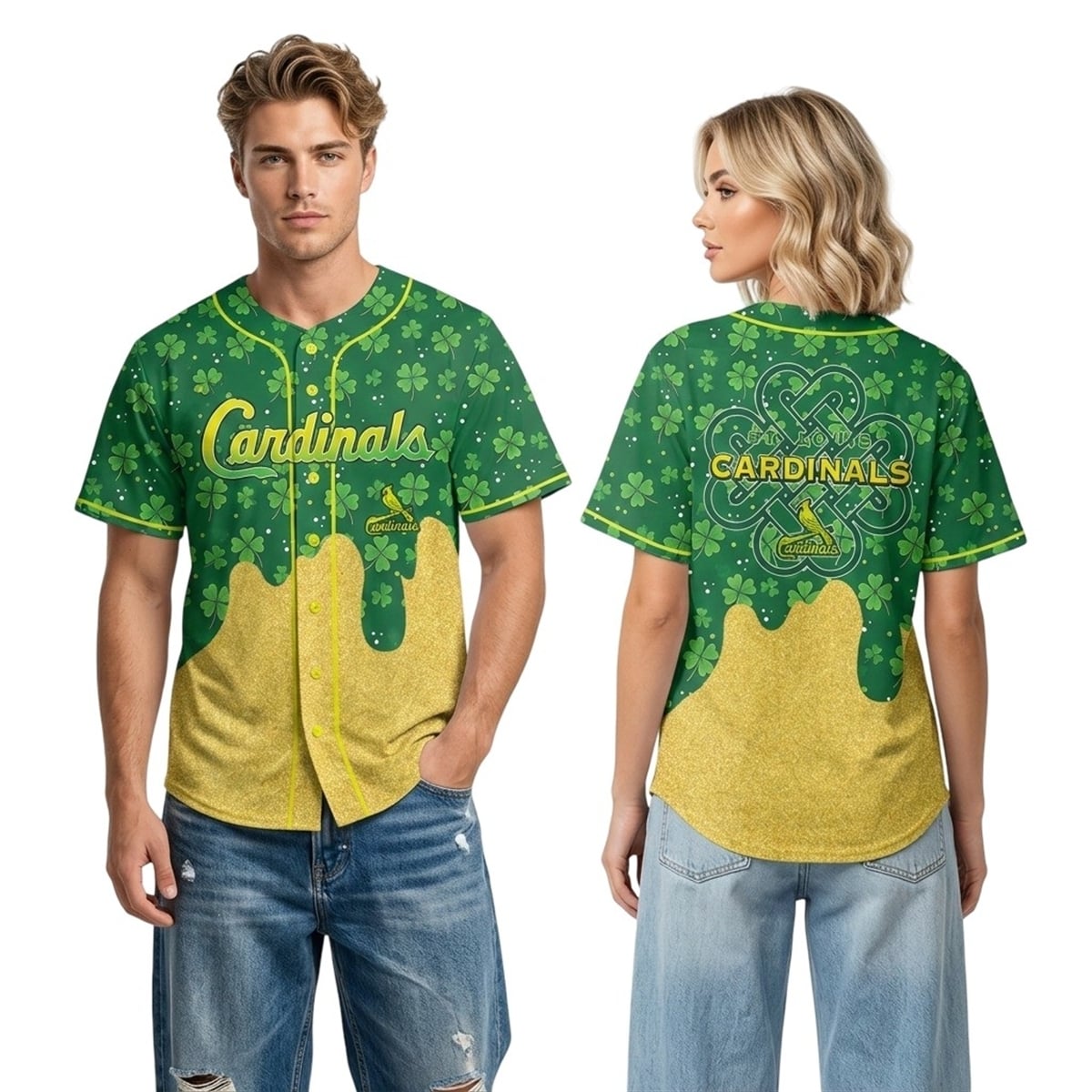 2026 St Louis Cardinals Happy St Patrick's Day Jersey 2026 St Louis Cardinals Happy St Patrick's Day Jersey