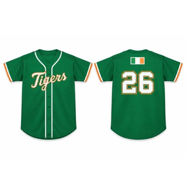 2026 Detroit Tigers Irish Heritage Jersey Giveaway 1