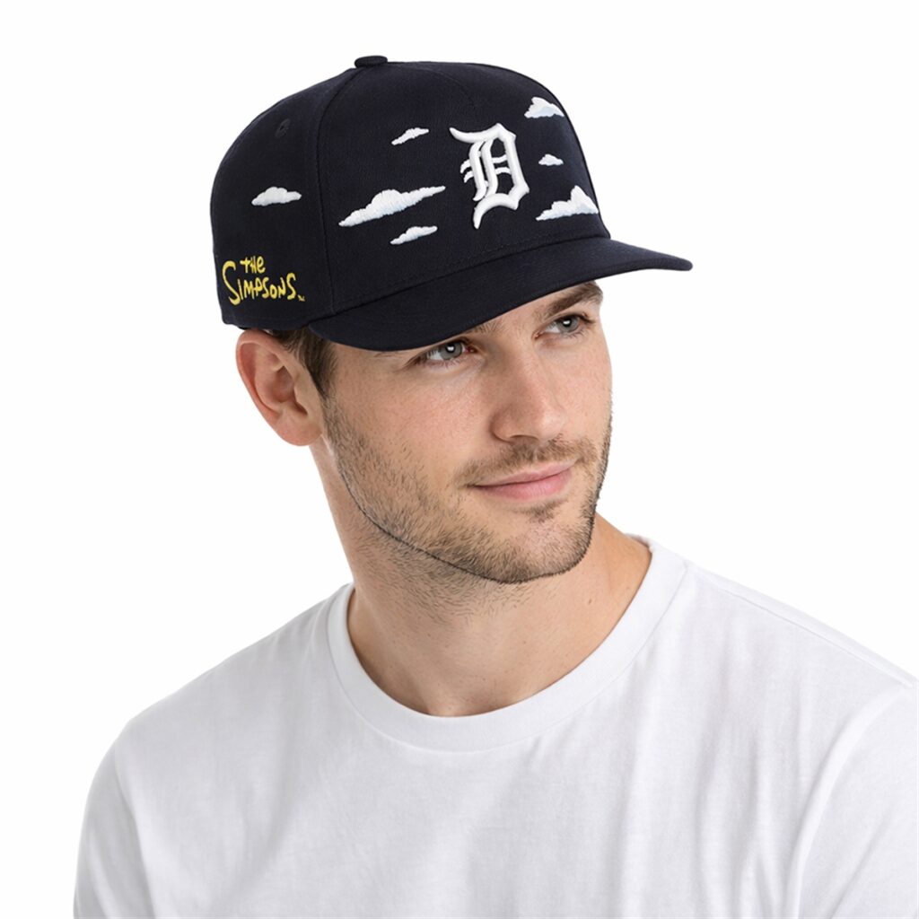 Detroit Rapper Simpson 2026 Detroit Tigers Simpsons Clouds Hat - Grishko