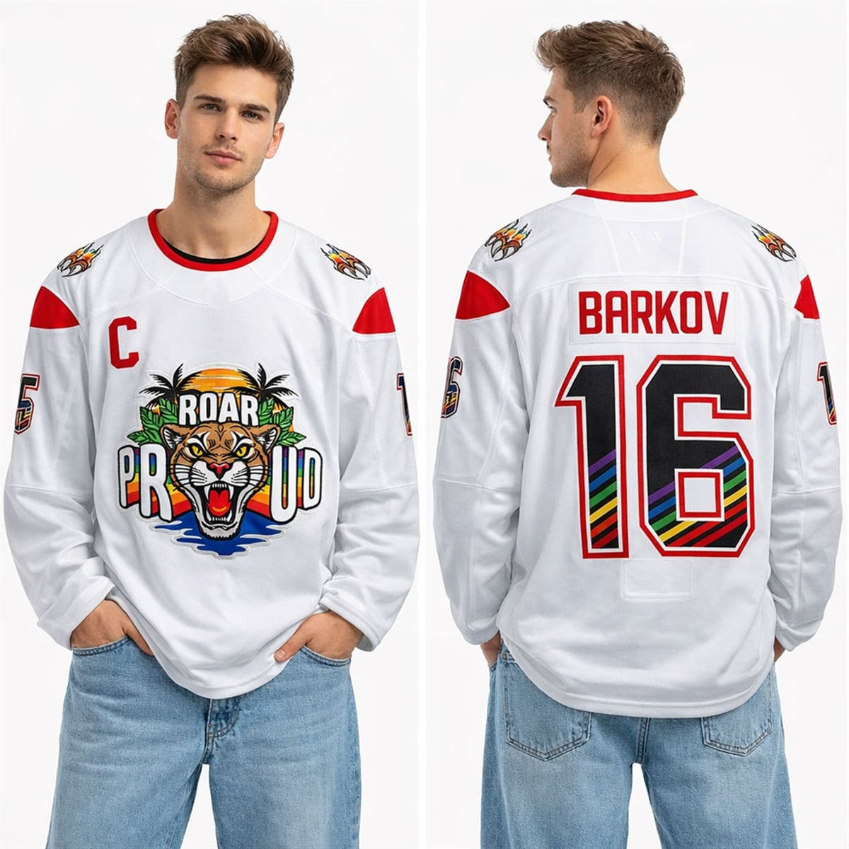 2026 Florida Panthers Pride Night Jersey 3 2026 Florida Panthers Pride Night Jersey 3