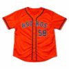 2026 Houston Astros Hunter Brown Orange Jersey Giveaway 1
