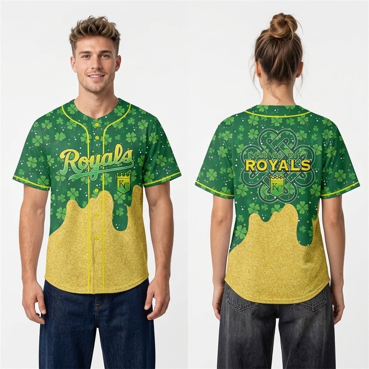 2026 KC Royals Happy St Patrick's Day Jersey 2026 KC Royals Happy St Patrick's Day Jersey