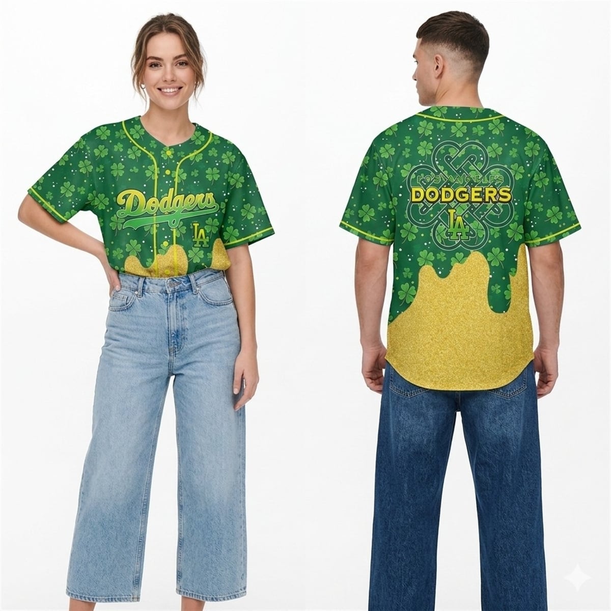 2026 LA Dodgers Happy St Patrick's Day Jersey 2026 LA Dodgers Happy St Patrick's Day Jersey