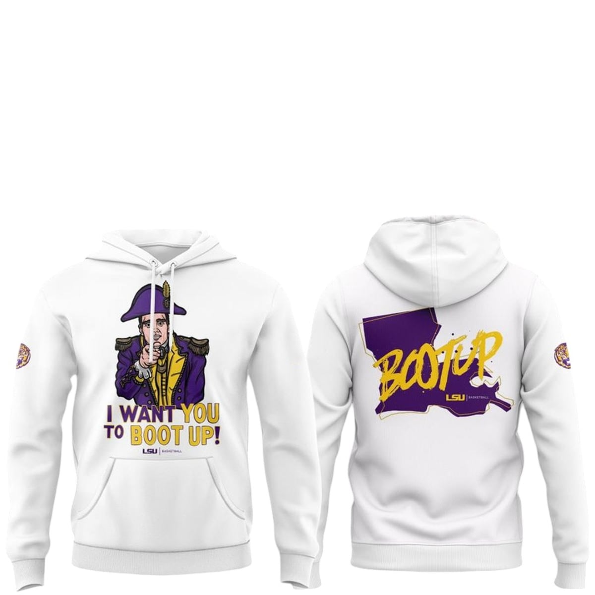 2026 LSU Tigers Basketball I Want You To Boot Up Hoodie 1 2026 LSU Tigers Basketball I Want You To Boot Up Hoodie 1