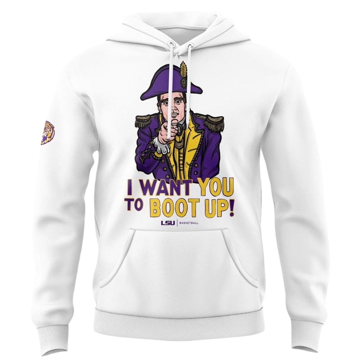 2026 LSU Tigers Basketball I Want You To Boot Up Hoodie 3 2026 LSU Tigers Basketball I Want You To Boot Up Hoodie 3