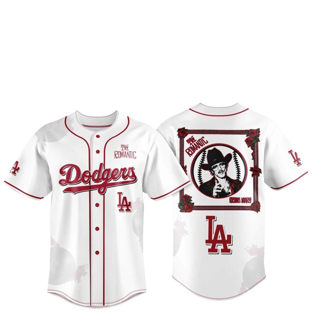 2026 Los Angeles Dodgers Bruno Mars The Romantic Tour Jersey 7 2026 Los Angeles Dodgers Bruno Mars The Romantic Tour Jersey 1