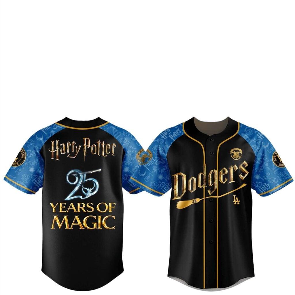 2026 Los Angeles Dodgers Harry Potter 25 Years of Magic Game Night Jersey 1 2026 Los Angeles Dodgers Harry Potter 25 Years of Magic Game Night Jersey 1