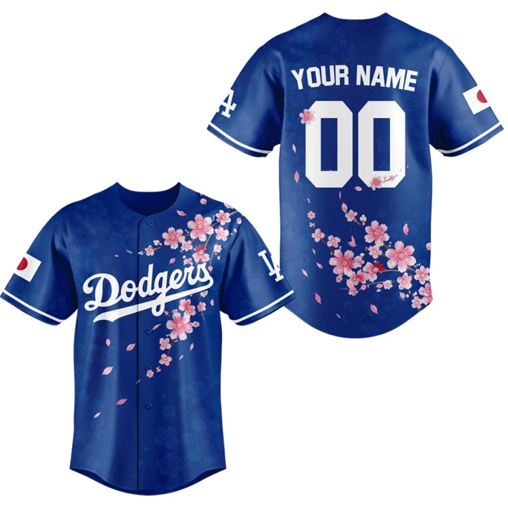 Los Angeles Dodgers Japanese Heritage Night 2026 Sakura Bloom Jersey 5 2026 Los Angeles Dodgers Japanese Heritage Night 2026 Sakura Bloom Jersey 0