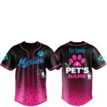 2026 Miami Marlins Fur Family Pet Game Night Jersey