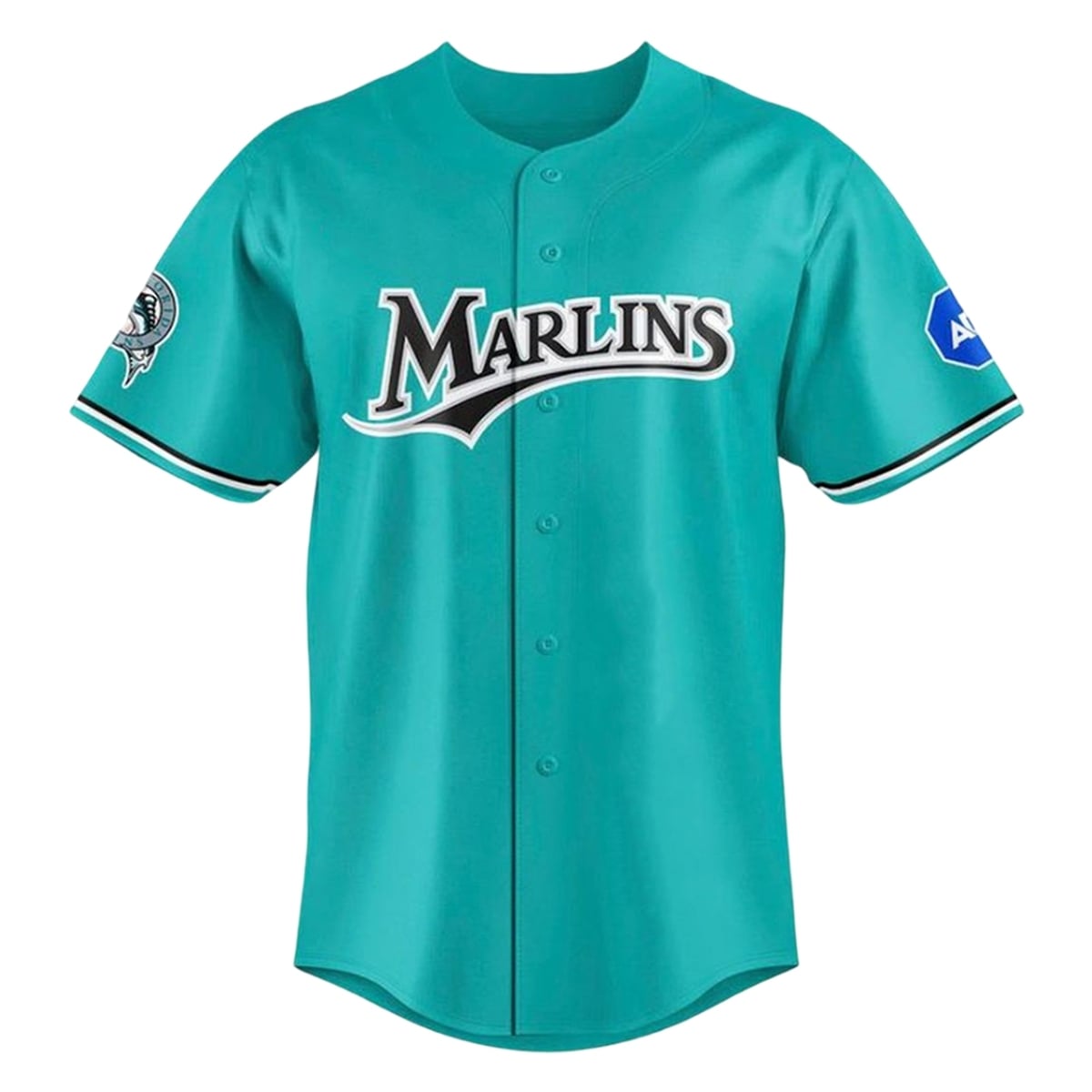 2026 Miami Marlins Teal Night With Proud Jersey 2 2026 Miami Marlins Teal Night With Proud Jersey 1