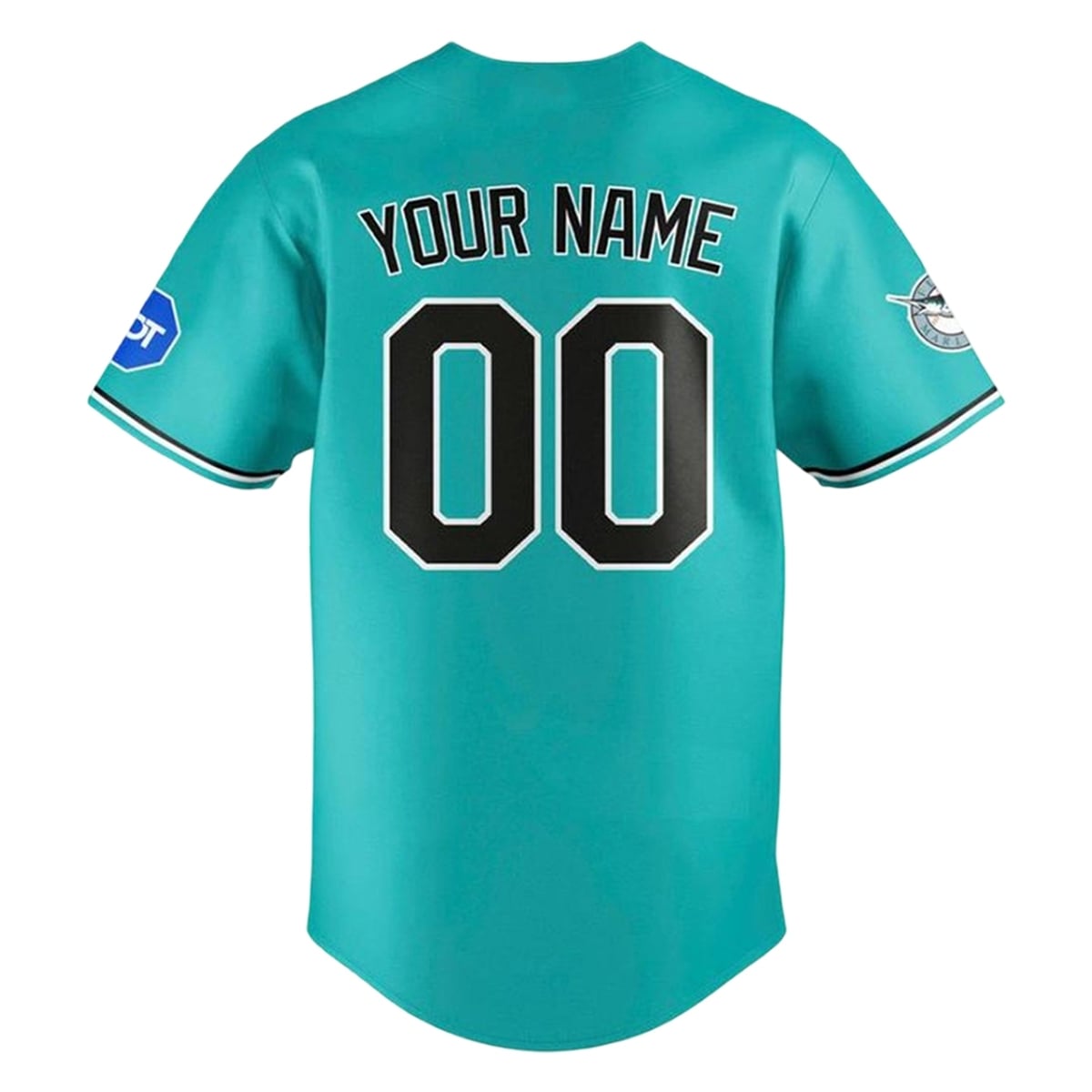 2026 Miami Marlins Teal Night With Proud Jersey 3 2026 Miami Marlins Teal Night With Proud Jersey 2