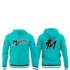 2026 Miami Marlins Uniform Teal Game Day Hoodie 1