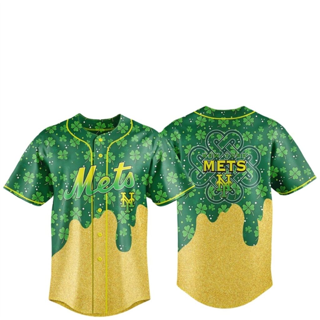 2026 NY Mets Happy St Patricks Day Jersey 1