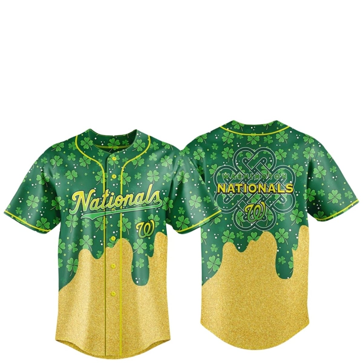 2026 Nationals Happy St Patrick's Day Jersey 1 2026 Nationals Happy St Patricks Day Jersey 1