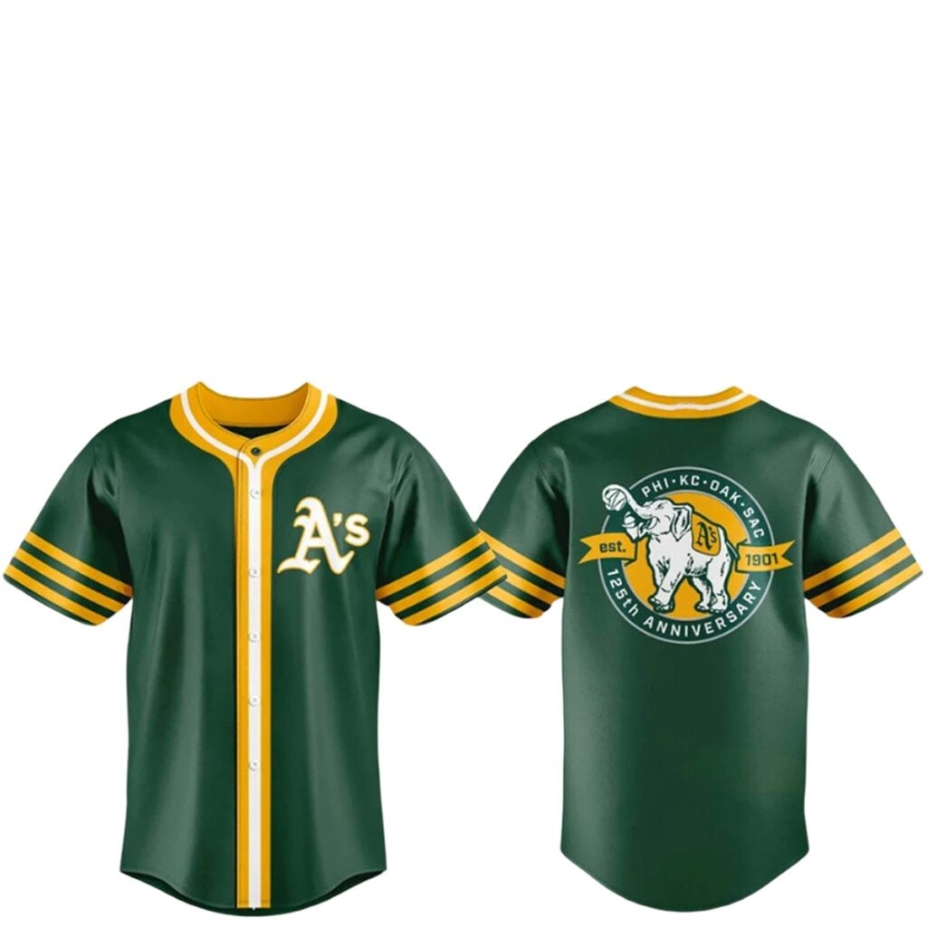 2026 Oakland Athletics 125th Anniversary Jersey 6 2026 Oakland Athletics 125th Anniversary Jersey 1
