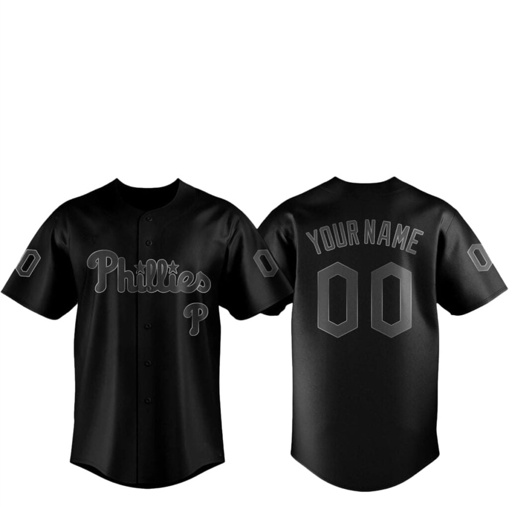 2026 Philadelphia Phillies Blackout Night Jersey 1