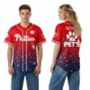 2026 Philadelphia Phillies Fur Family Pet Game Night Jersey 3