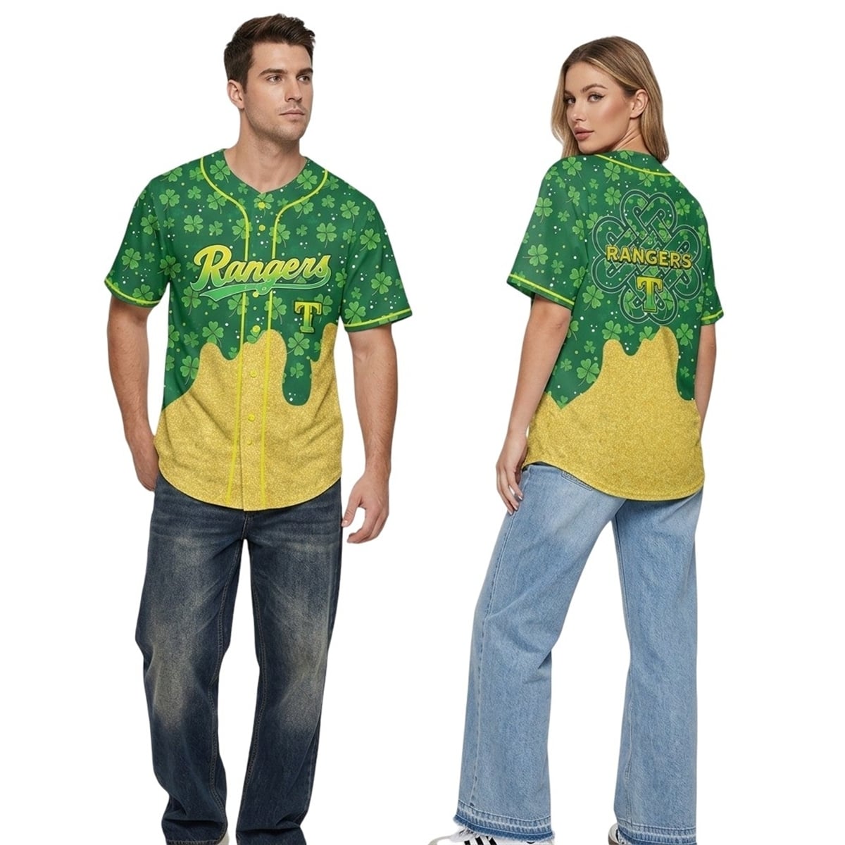 2026 Rangers Happy St Patrick's Day Jersey 2026 Rangers Happy St Patrick's Day Jersey