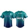 2026 Seattle Mariners Fur Family Pet Game Night Jersey 1