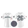 2026 Seattle Mariners Salute to Armed Forces Jersey Giveaway 1