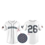 2026 Seattle Mariners Salute to Armed Forces Jersey Giveaway