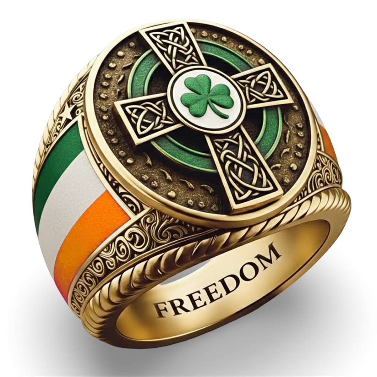 2026 St Patrick Day Irish Flag And Shamrock Ring 1 2026 St Patrick Day Irish Flag And Shamrock Ring 2