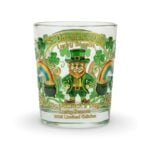 2026 St Patricks Day Lucky Leprechaun Whiskey Glass