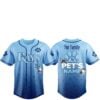 2026 Tampa Bay Rays Fur Family Pet Game Night Jersey 1