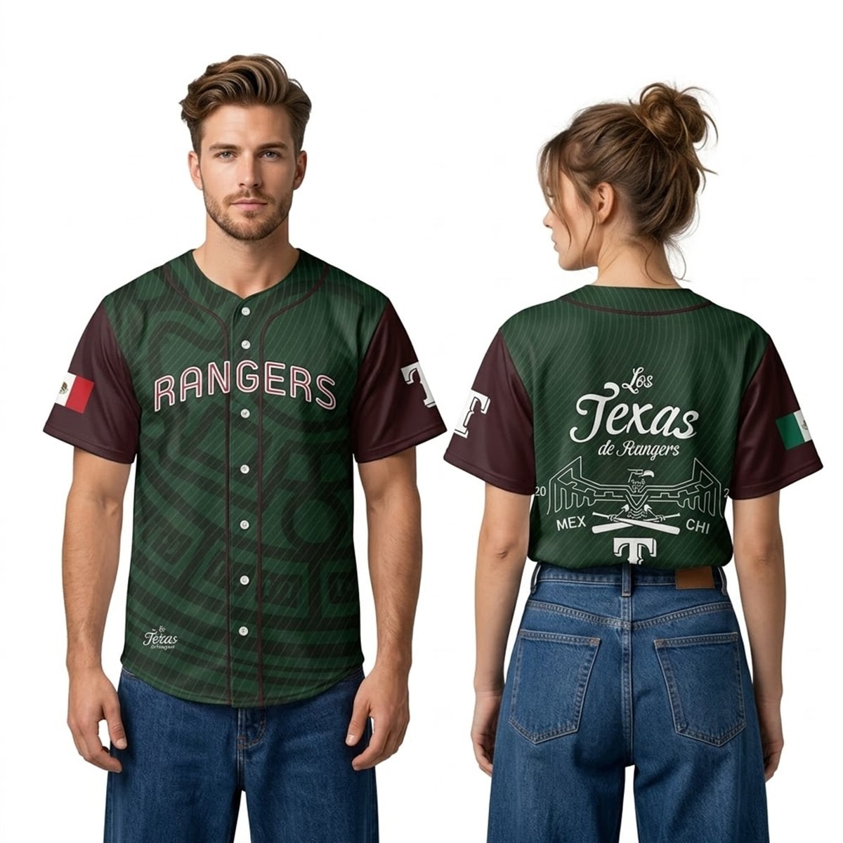 2026 Texas Rangers Mexican Heritage Honor Night Jersey 2 2026 Texas Rangers Mexican Heritage Honor Night Jersey 2