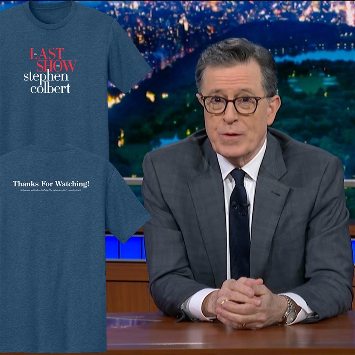 2026 The Last Show With Stephen Colbert Thanks For Watching Shirt 9