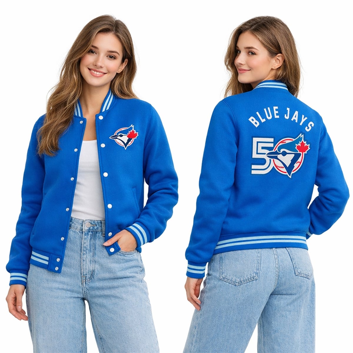 2026 Toronto Blue Jays Merch Drop of our 50th Season Jacket 3 2026 Toronto Blue Jays Merch Drop of our 50th Season Jacket 1 3