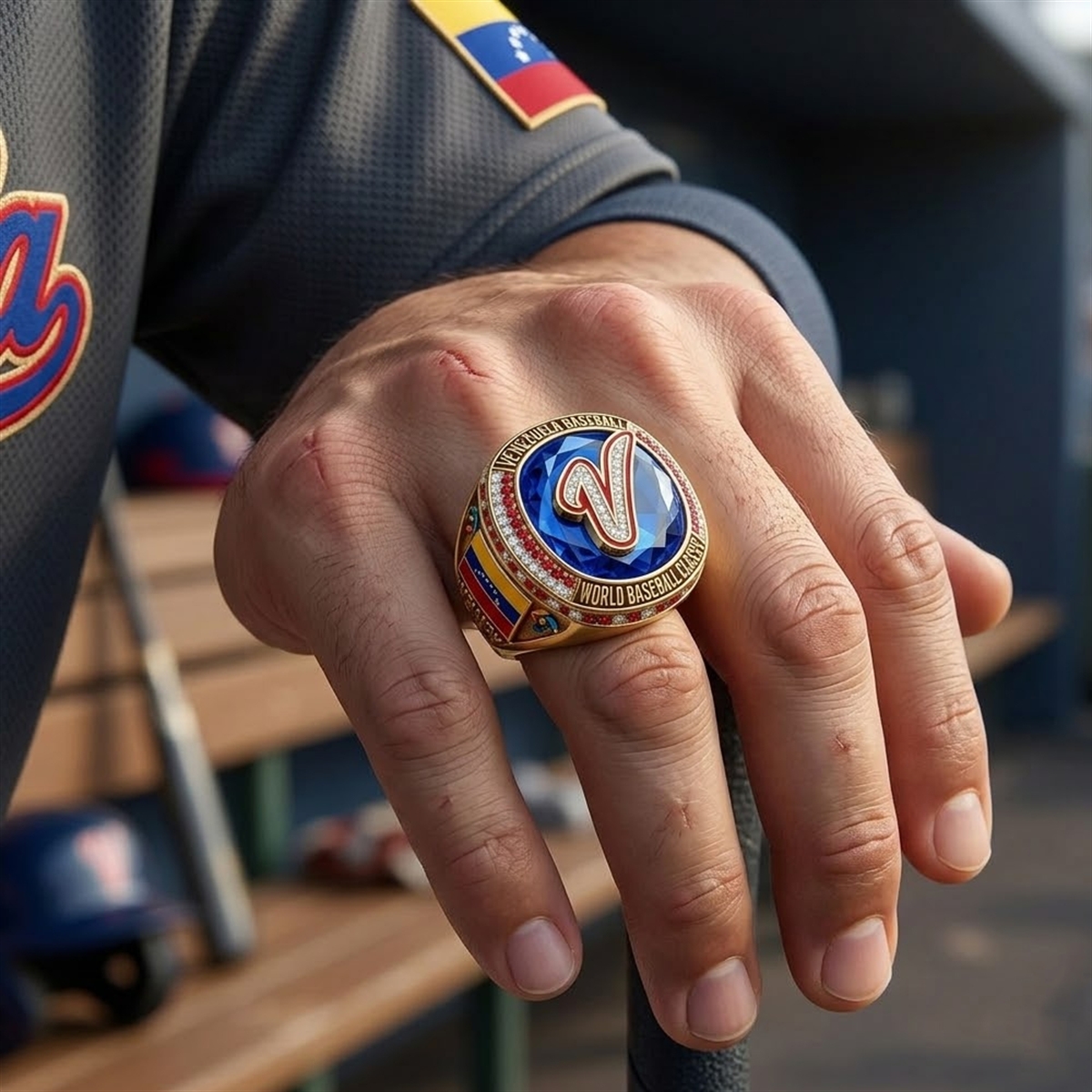 2026 Venezuela Baseball World Baseball Classic Championship Ring 2 2026 Venezuela Baseball World Baseball Classic Championship Ring 2