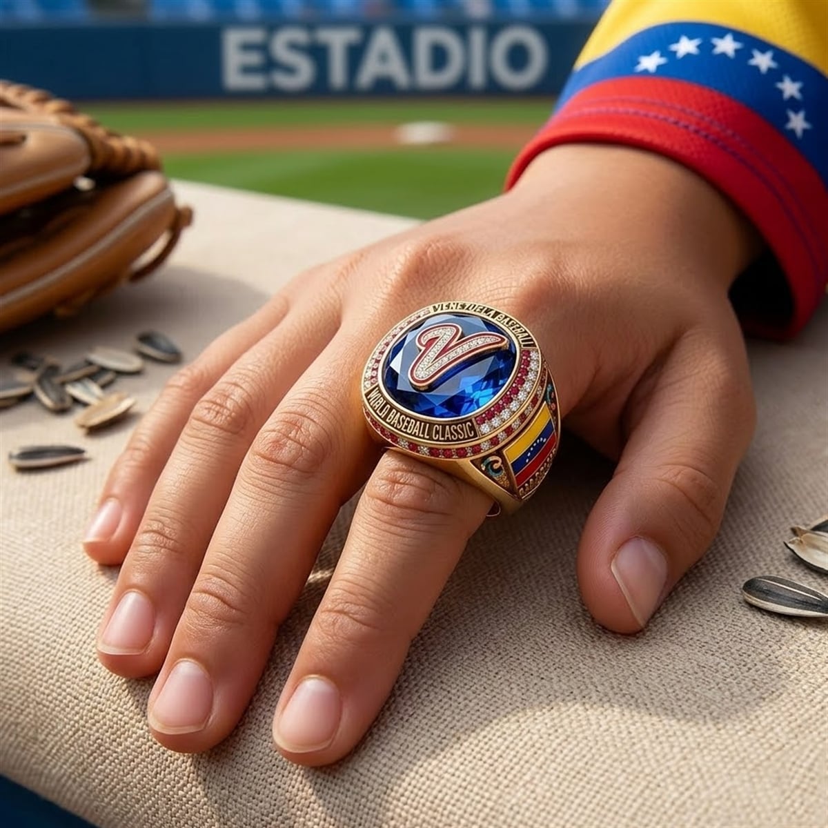 2026 Venezuela Baseball World Baseball Classic Championship Ring 3 2026 Venezuela Baseball World Baseball Classic Championship Ring 3