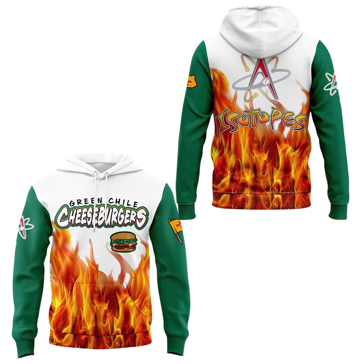 Albuquerque Isotopes 2026 Green Chile Cheeseburgers Shirt 3 3 Albuquerque Isotopes 2026 Green Chile Cheeseburgers Hoodie