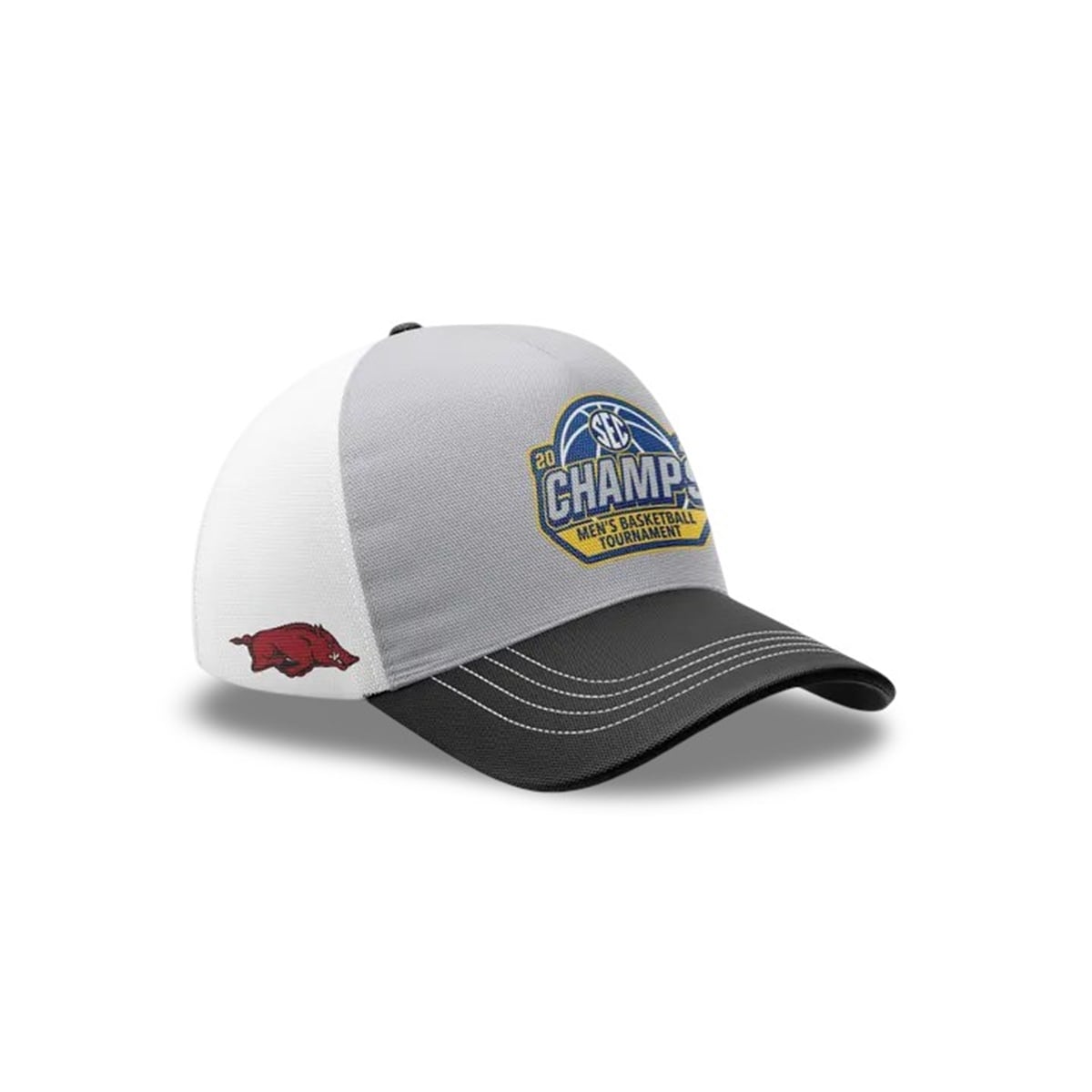 Arkansas Razorbacks 2026 SEC Men's Basketball Tournament Champions Shirt 3 3 Arkansas Razorbacks 2026 SEC Mens Basketball Tournament Champions Hat